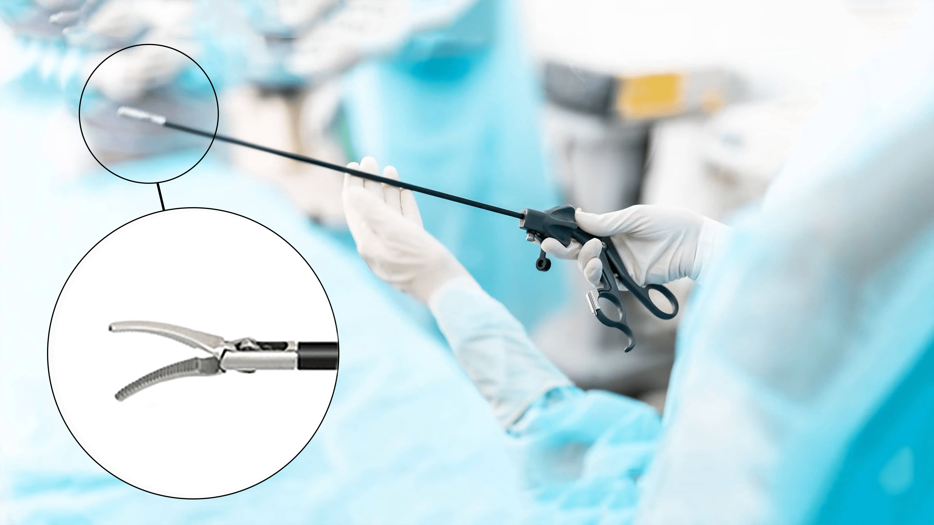 Minimally invasive surgical equipment-laparoscopic clamp